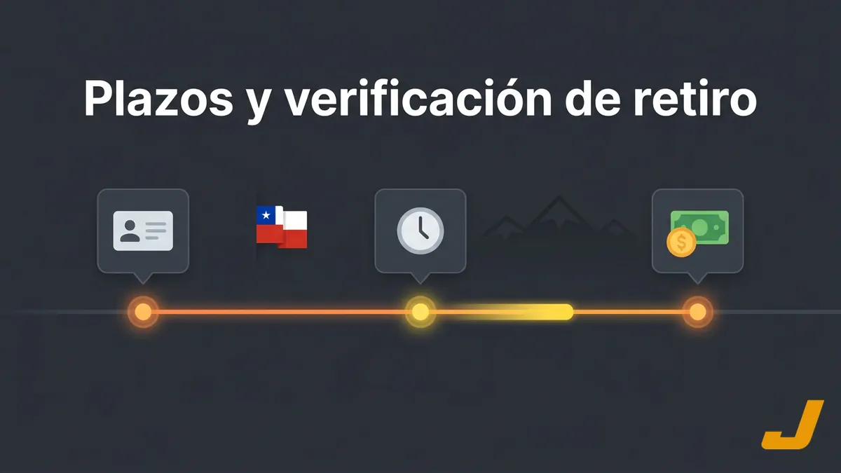 Línea de tiempo del proceso de retiro en Juegalopro Chile: verificación KYC, plazo de procesamiento y pago