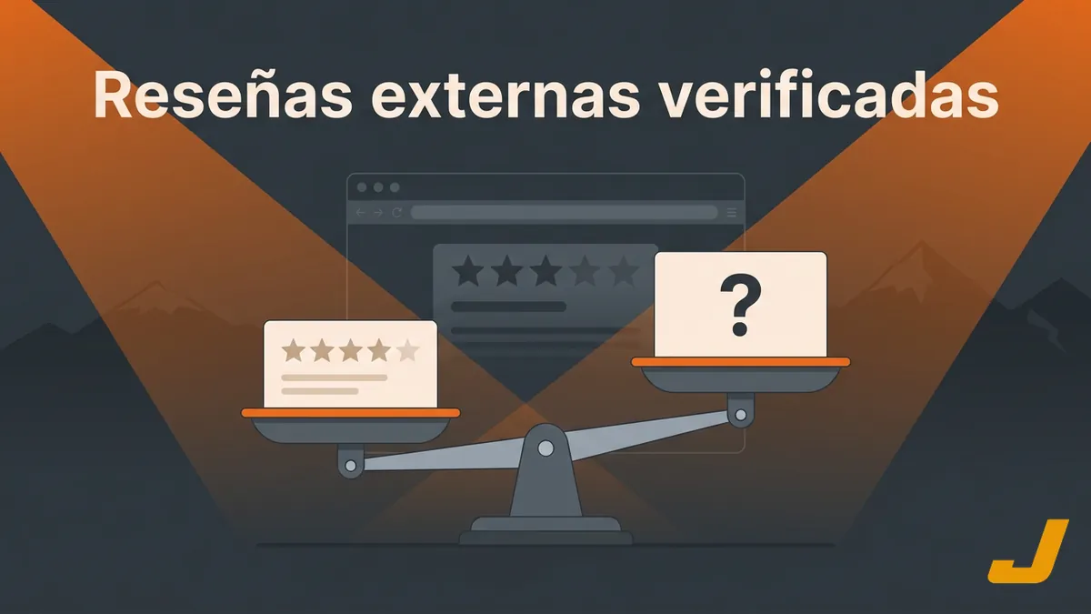Balance entre reseñas externas confirmadas y datos que no se pueden verificar de Juegalopro