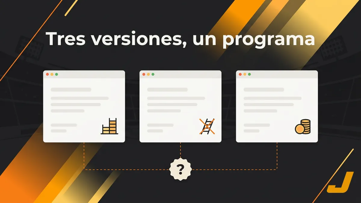 Comparación de tres fuentes distintas sobre el programa de niveles VIP de Juegalopro Chile