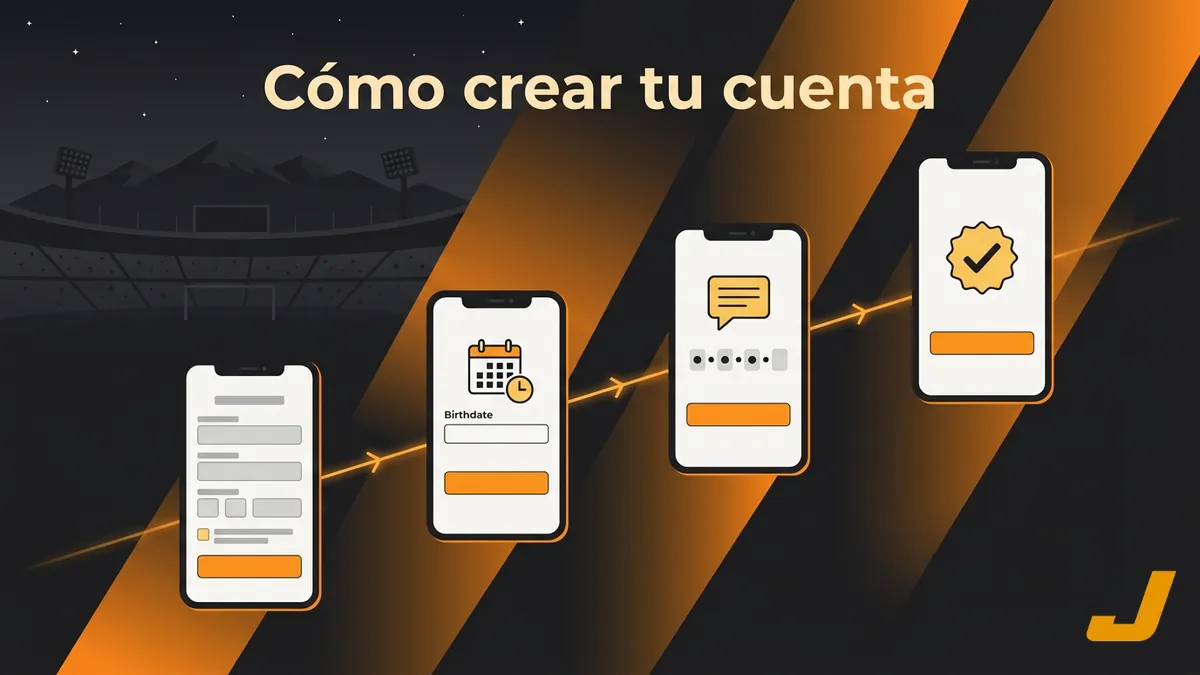 Pasos para crear una cuenta en Juegalopro Chile: formulario, fecha de nacimiento y código SMS