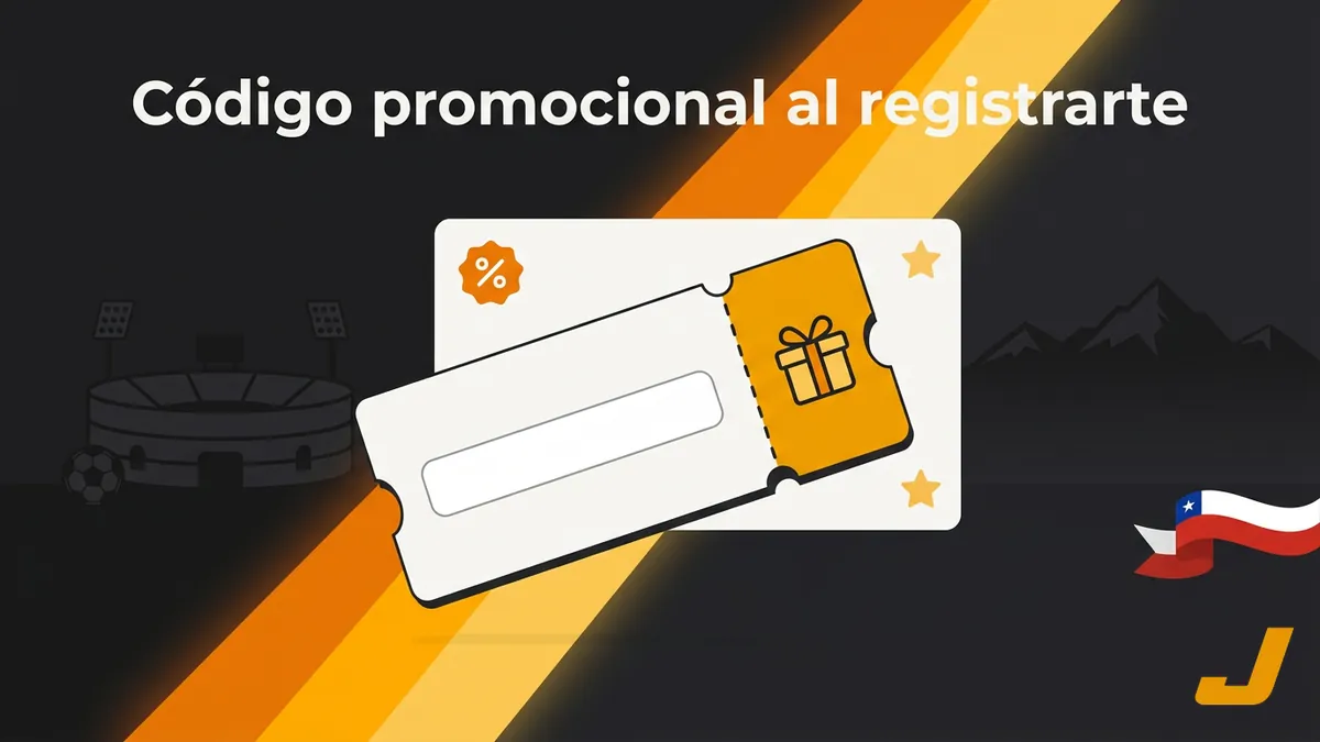Cómo ingresar el código promocional al registrarte en Juegalopro Chile